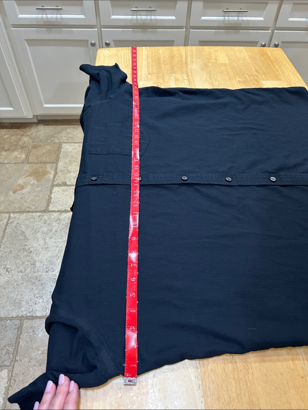 croft & barrow Black Short-Sleeve Button-Down Shirt - Picture 11 of 16